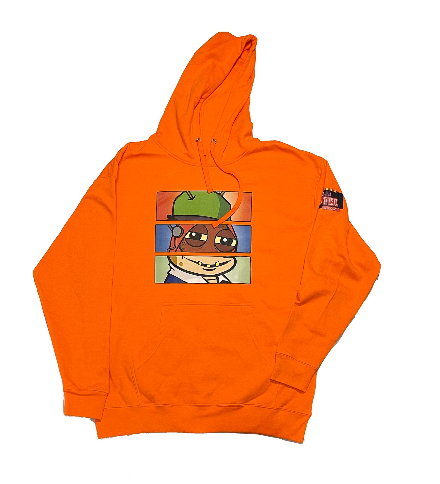 Face Swap Orange Hoodie